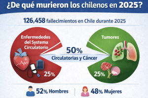 De qué murieron los chilenos